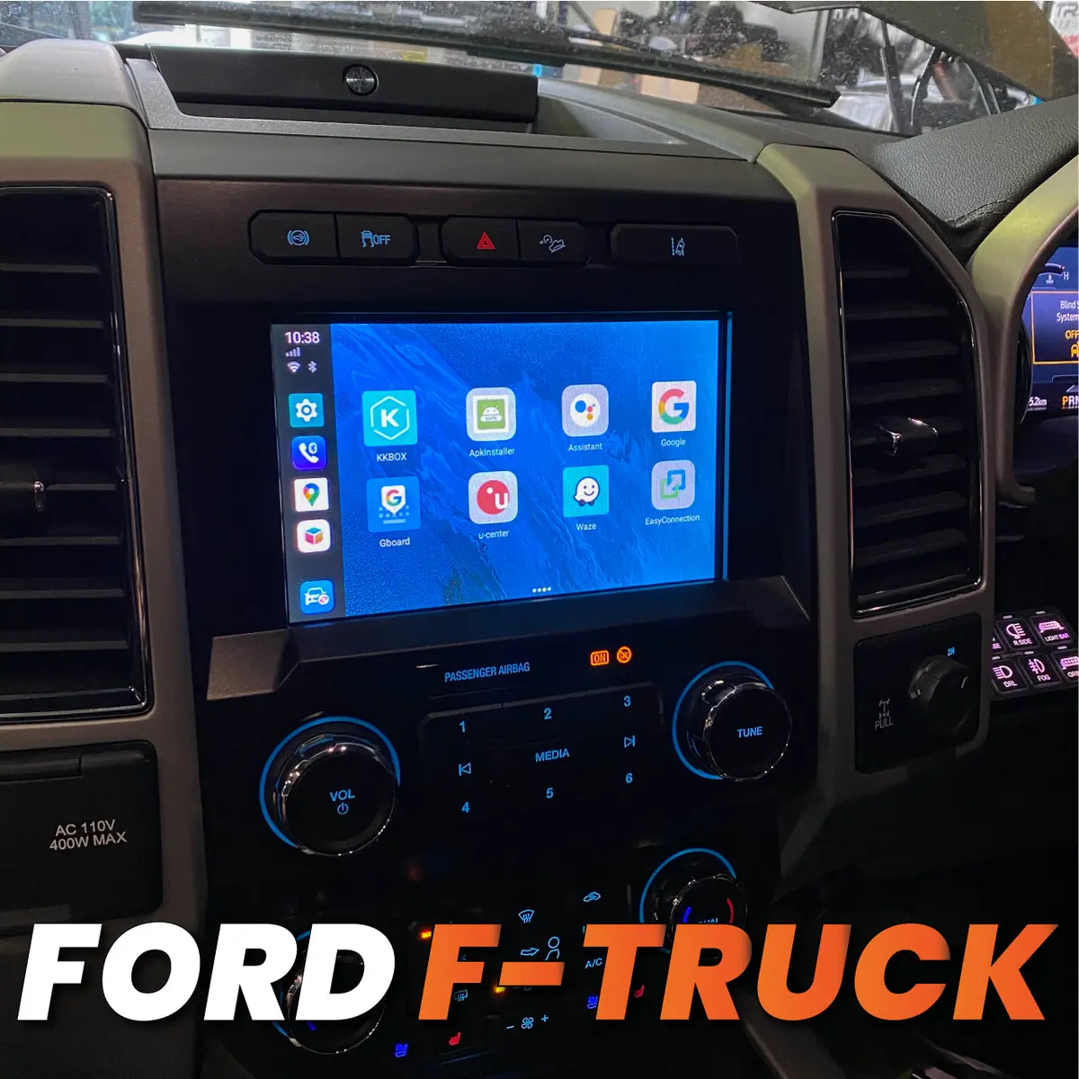 Ec Offroad Interface Module To Suit Ford F-Truck - Wired Carplay Into Wireless Carplay & Android Auto 1
