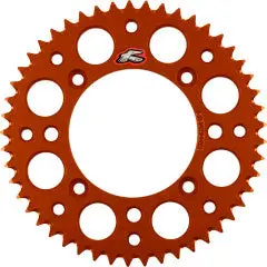 Rear Sprocket - Aluminum - 49 Tooth - Orange - Ktm 1