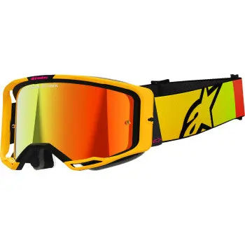 Vision 8 Goggle - Corp - Yellow/Pink - Red Mirror Lens 1