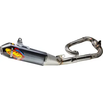 Factory 4.1 Rct Exhaust System - Aluminum - Stainless Steel Header - Carbon Fiber End Cap 1