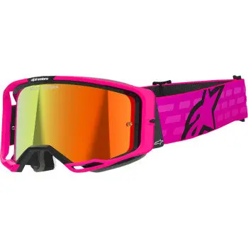Vision 8 Goggle - Corp - Pink - Red Mirror Lens 1
