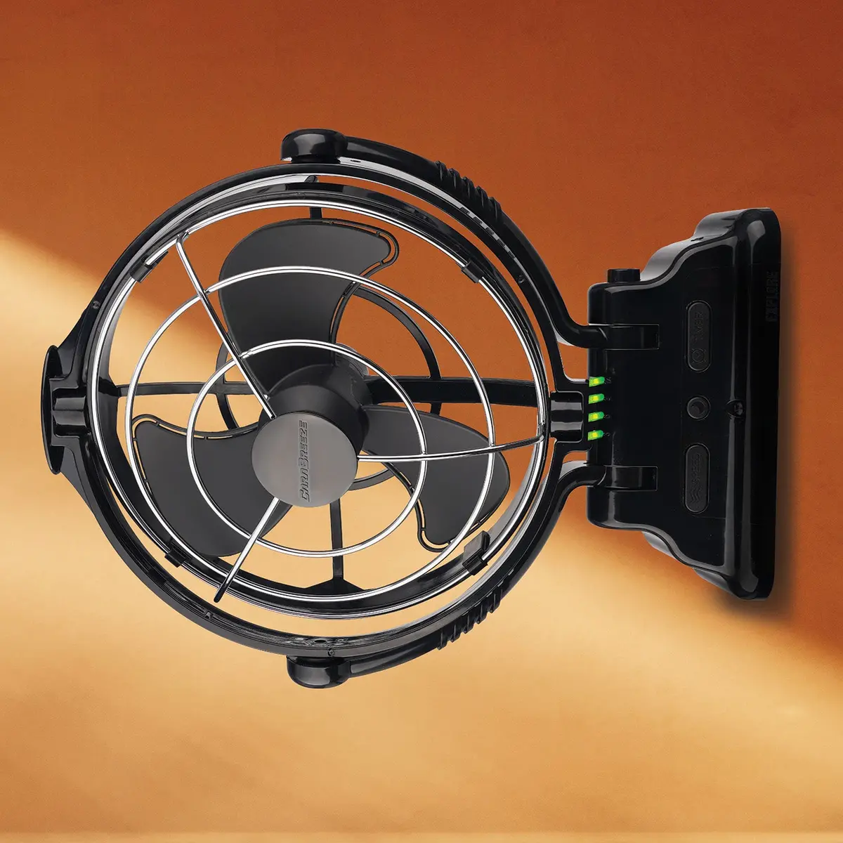 Carabreeze Caravan Fan Black 1