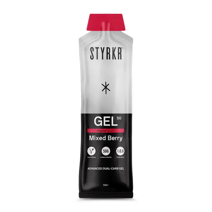 Styrkr Gel50 Dual-Carb Energy Gel Mixed Berry - Single 1
