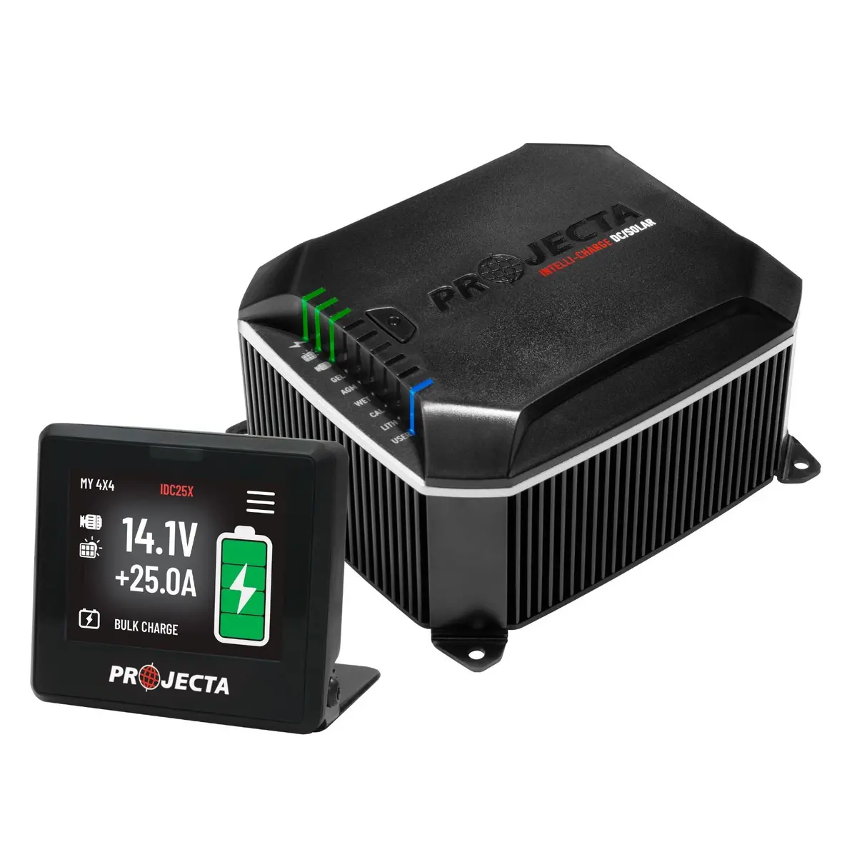 12/24V 50A Dc-Dc Battery Charger With Mppt Solar And Iq Screen 1
