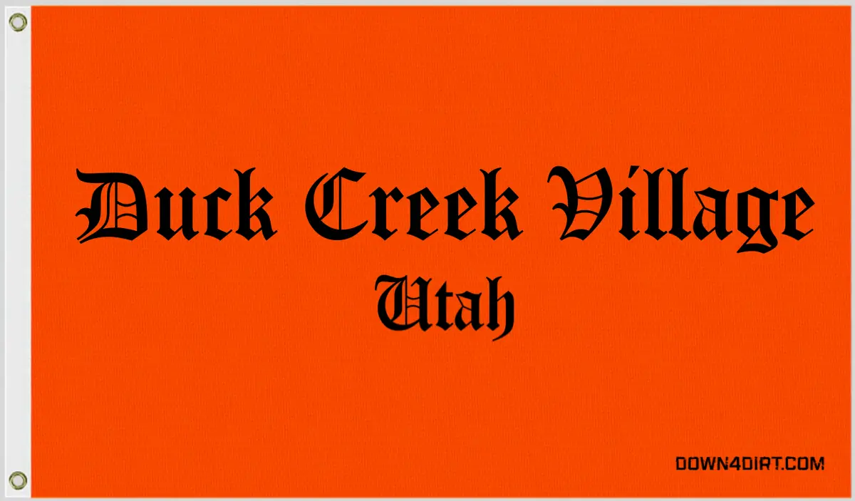 Duck Creek Village Utv Atv Flag 12X18 Single Side Print 2