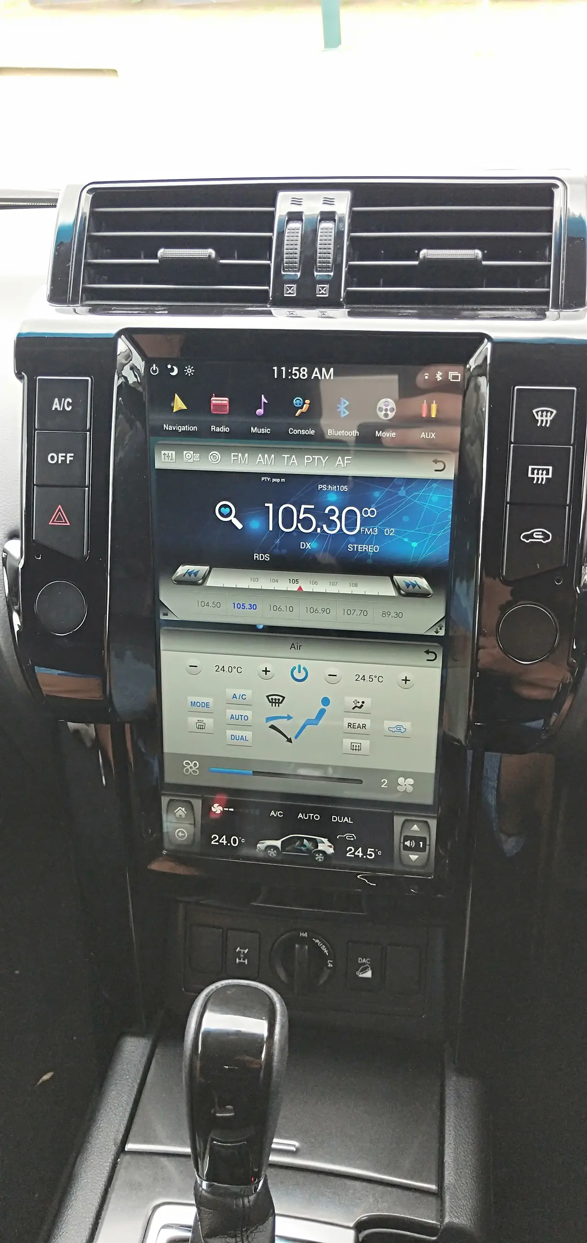 13.6Inch Px6 Android Unit To Suit Prado 2009-2018 Gxl 1