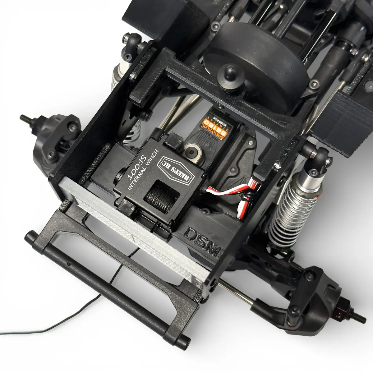 Mini Servo Winch Mount (For Vanquish® Vrd W/ Stubby Kit) 1