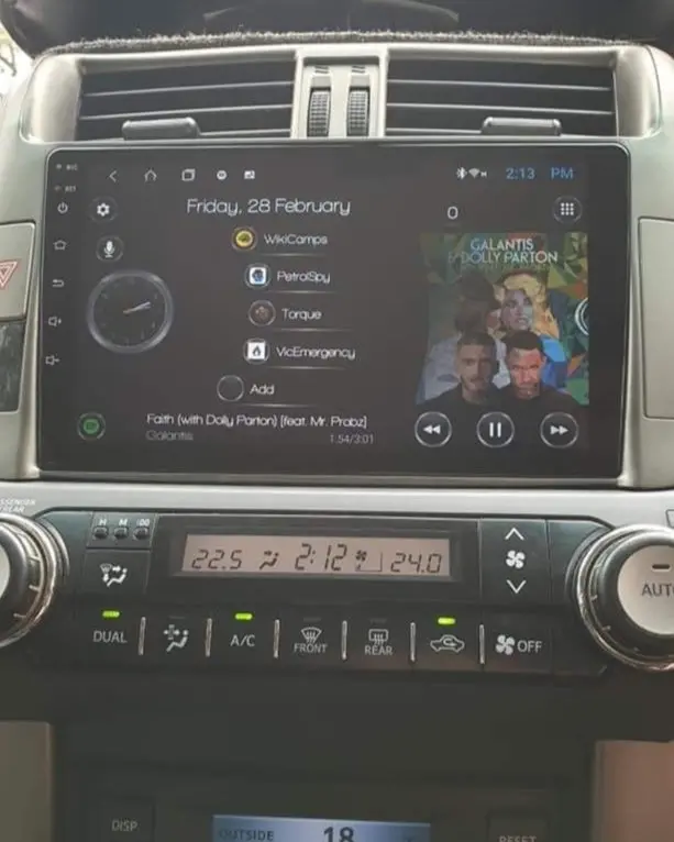 9 Inch Android Head Unit To Suit Toyota Landcruiser Prado 2009-2013 1