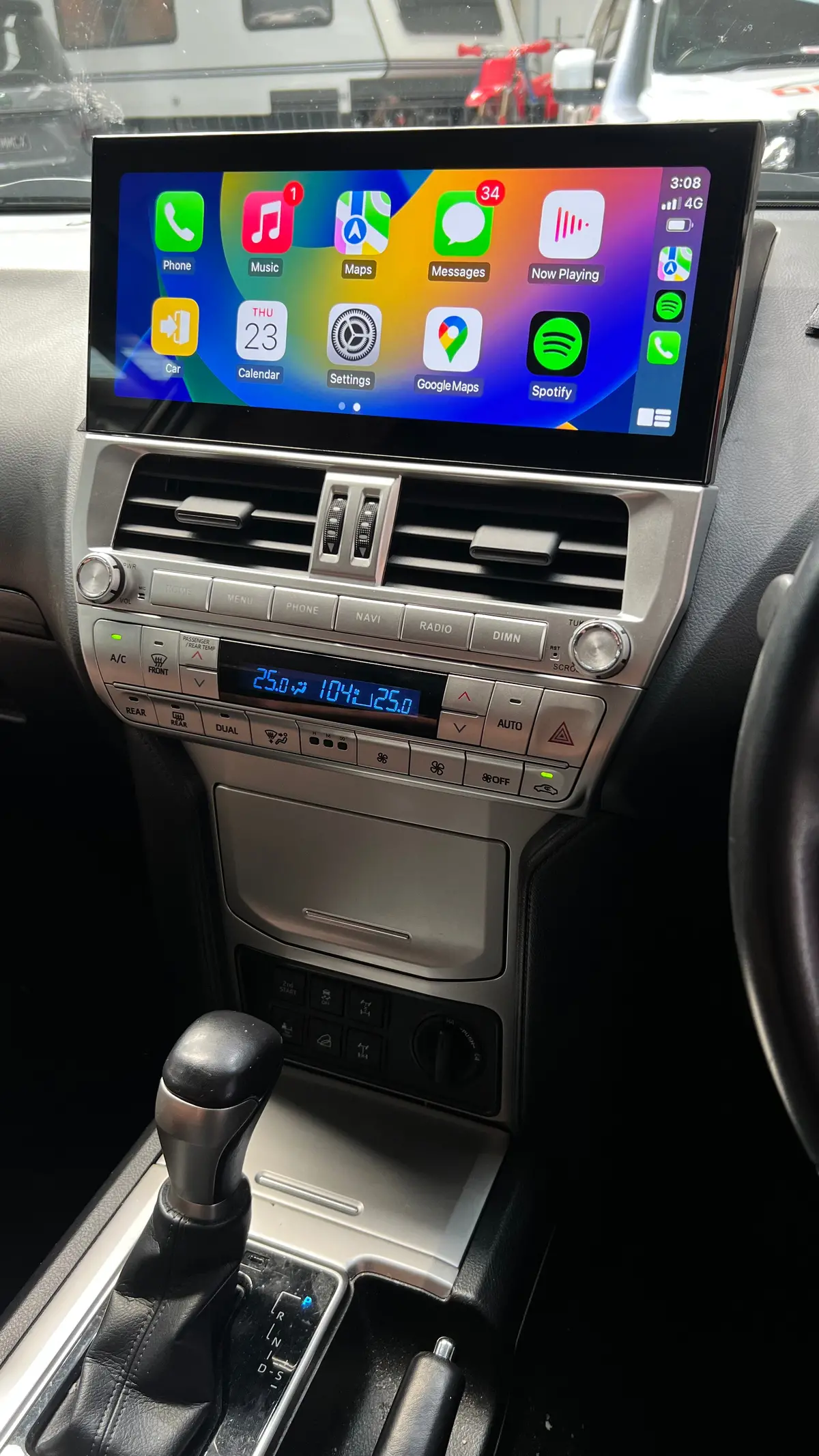 Android 12.3 Head Unit To Suit Prado Gxl 2017-2020 2