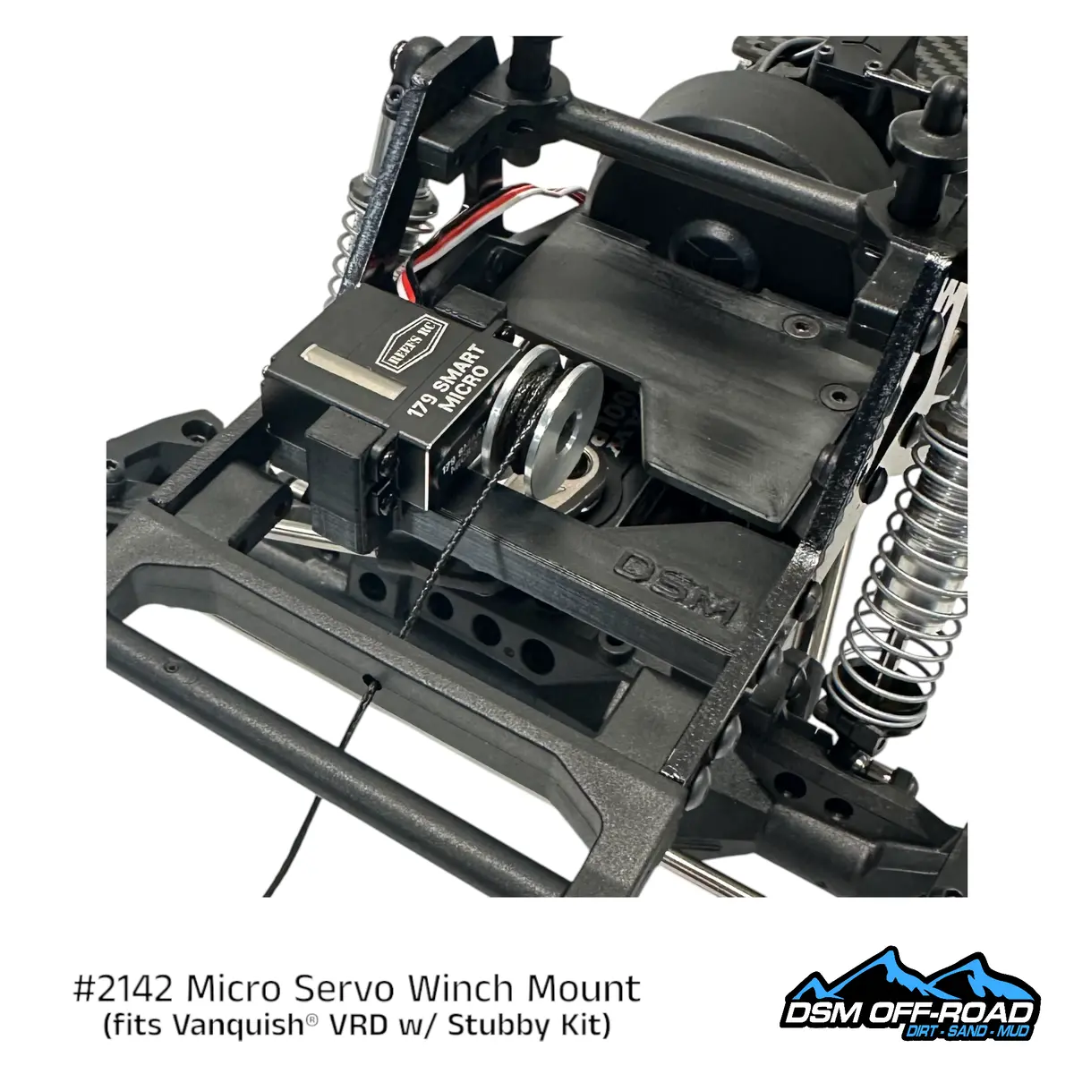 Micro Servo Winch Mount (For Vanquish® Vrd W/ Stubby Kit) 1