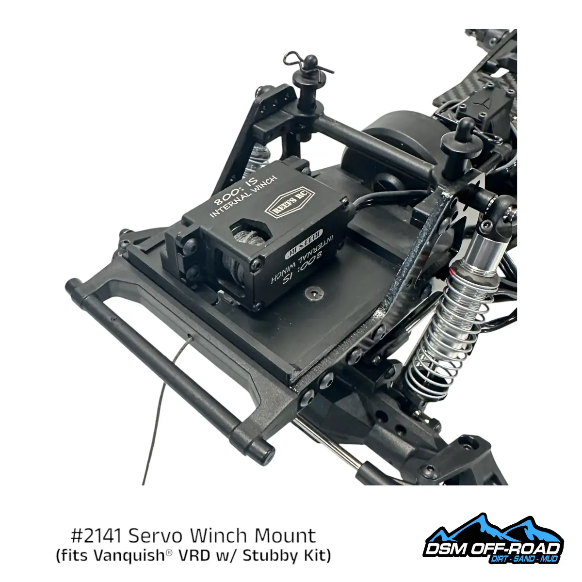 Full Size Servo Winch Mount (Fits Vanquish® Vrd W/ Stubby Kit) 1