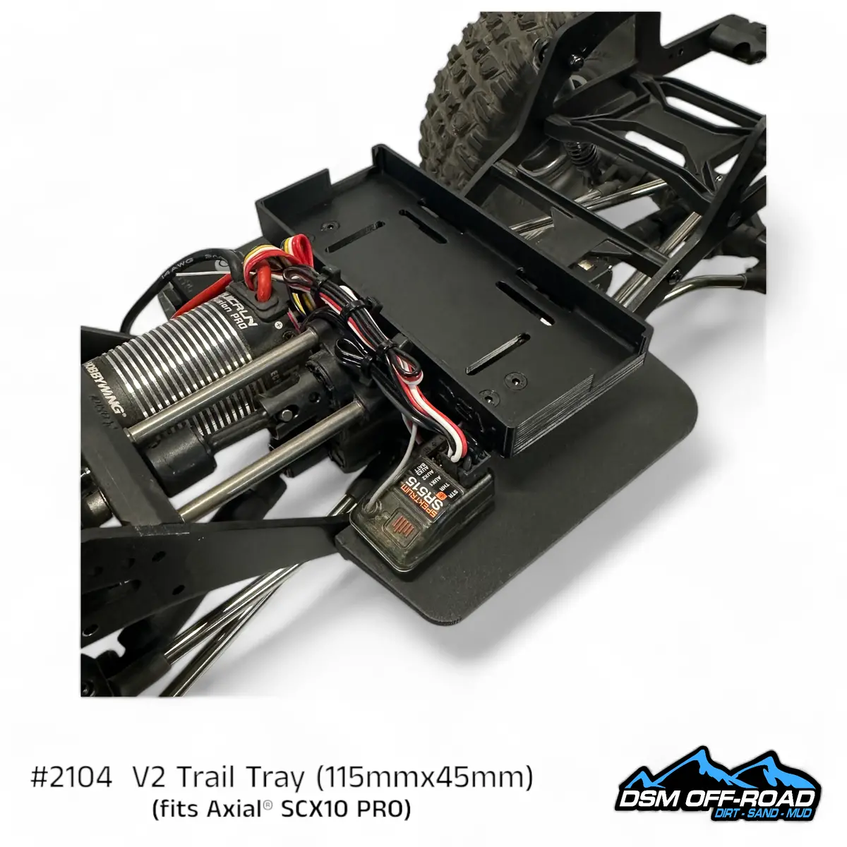 Trail Series Battery Tray (Fits Axial® Scx10 Pro) 1
