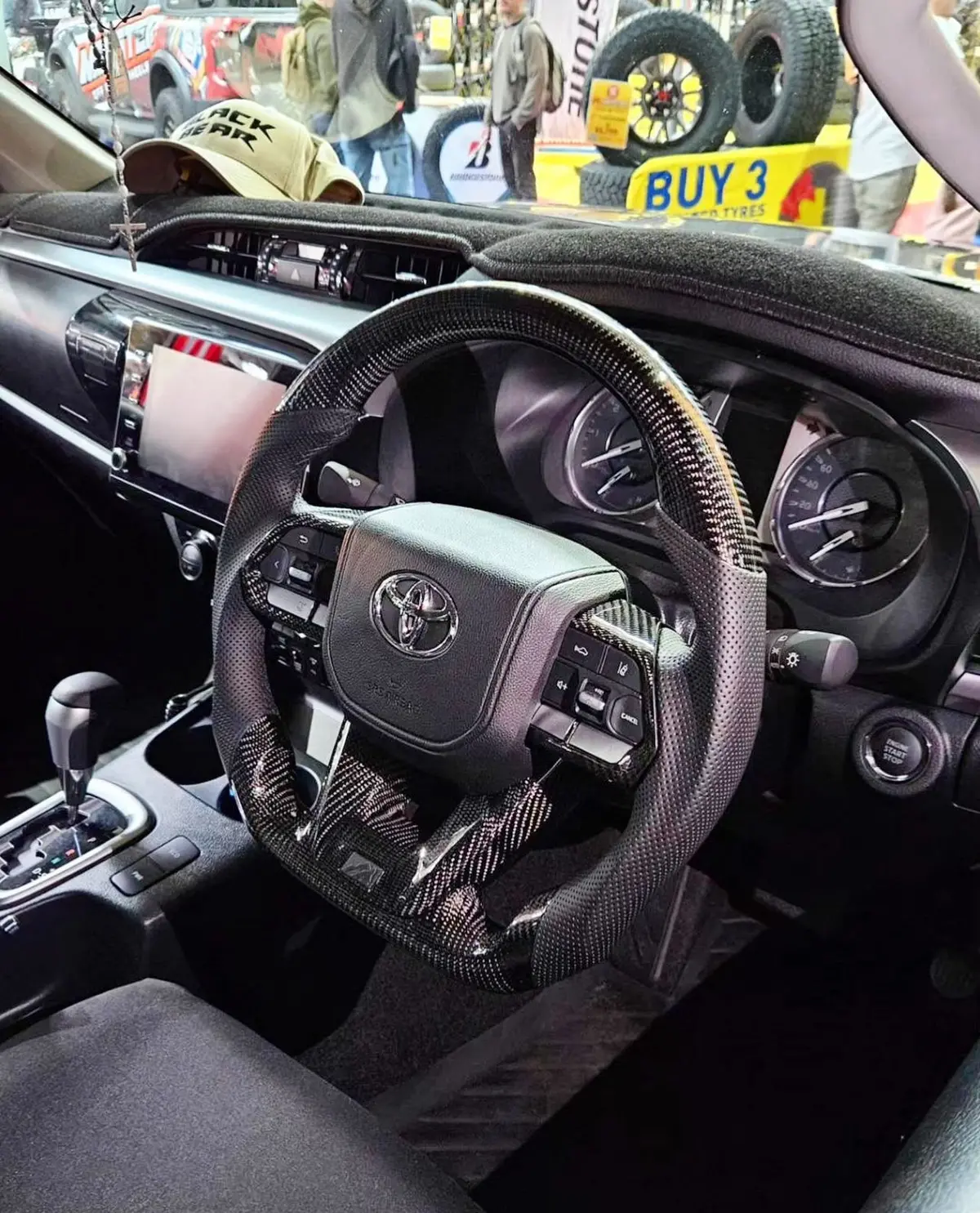 Alpha Series - Carbon Steering Wheel To Suit Toyota N80 Hilux 1