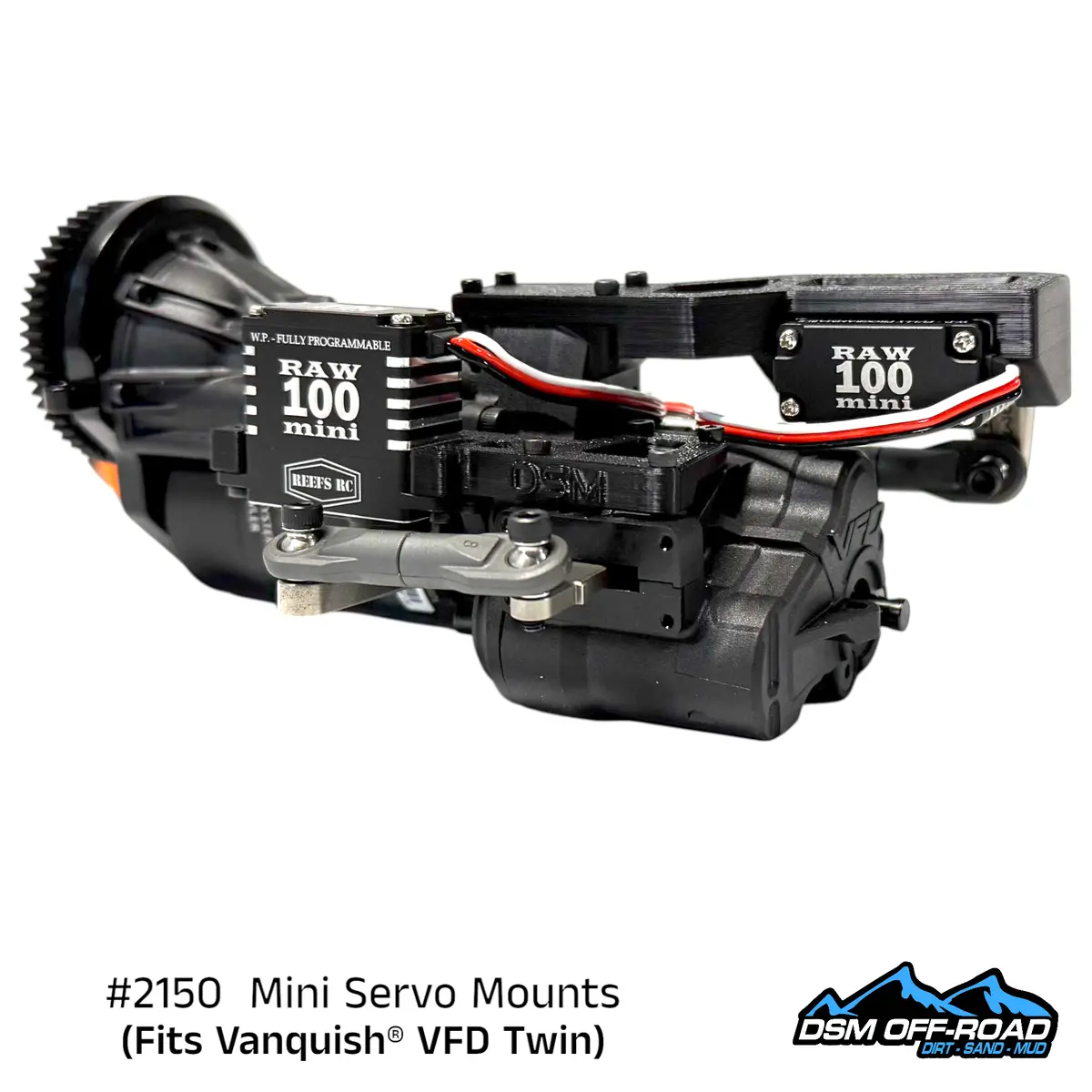 Mini / Micro Servo Mounts (For Vanquish® Vfd Twin Transmission) 1