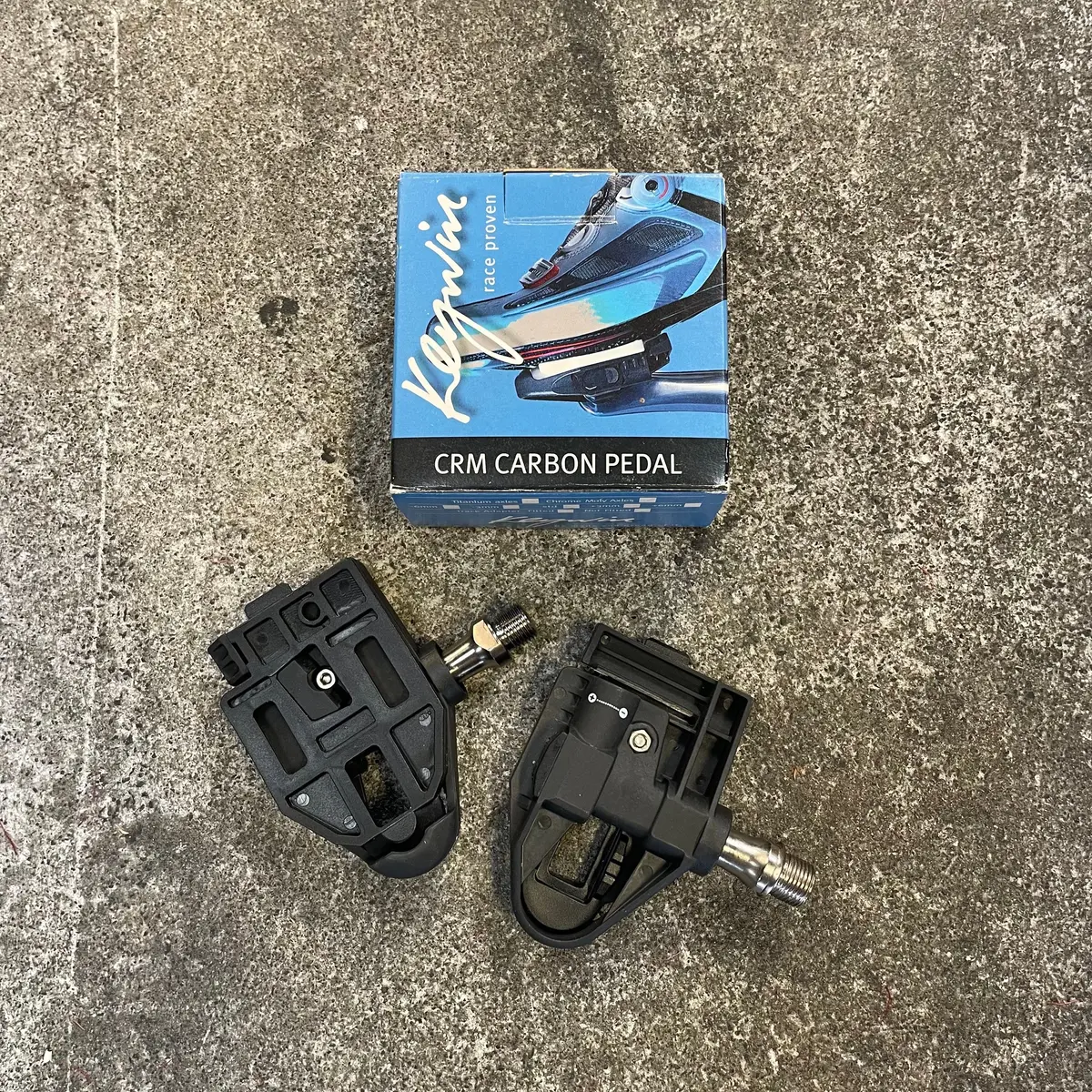 Keywin Crm Road Pedals Titanium Spindel 1