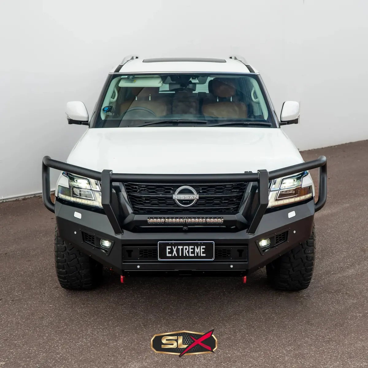 Slx Extreme Series Bullbar X-1 Nissan Y62 Patrol S5 Gen-X Triple Loop Bullbar 1