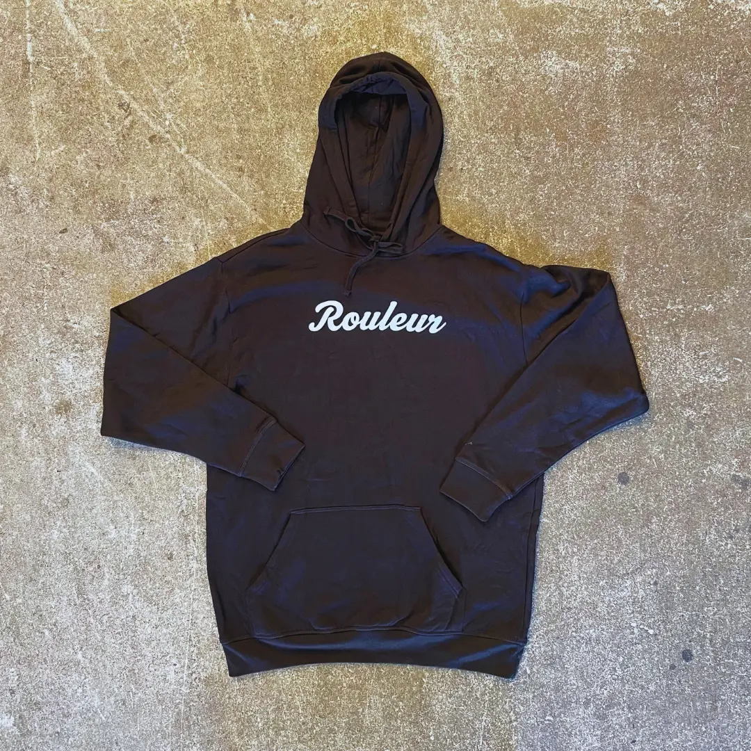 Rouleur Casual Clothing Hoodie With Logo  'The Core' Black 1