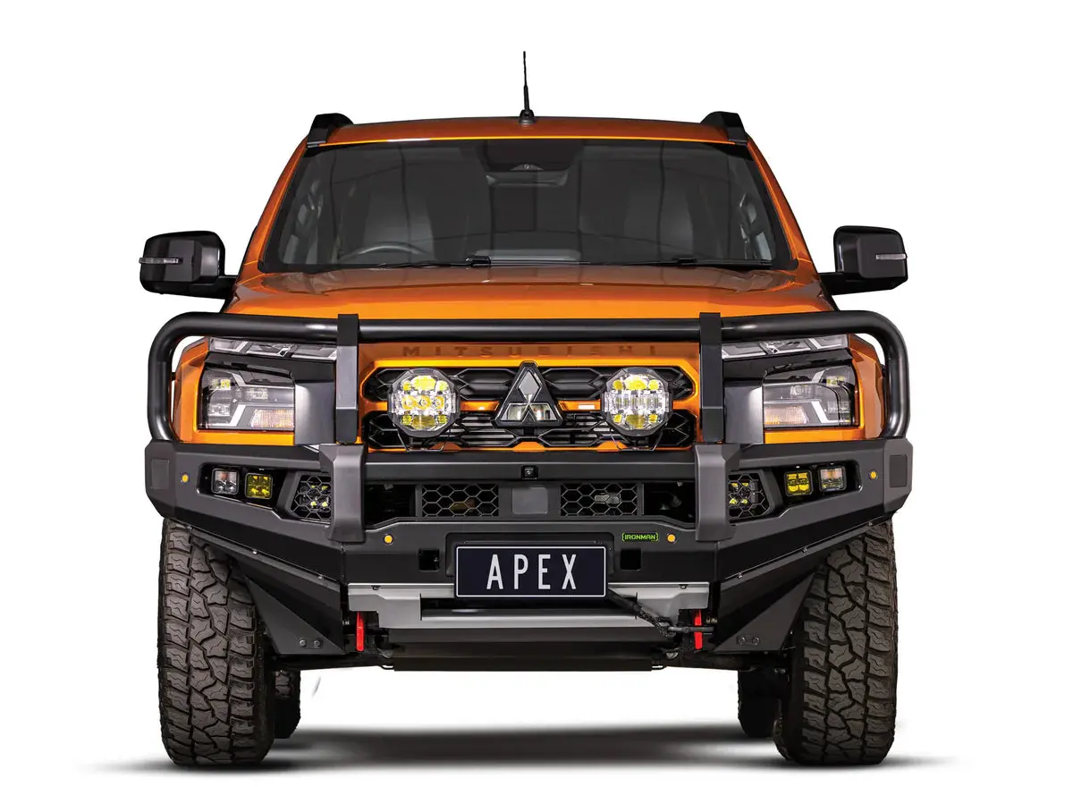 Apex Bull Bar & Lights Kit For Mitsubishi Triton Mv | Ironman 4X4 1
