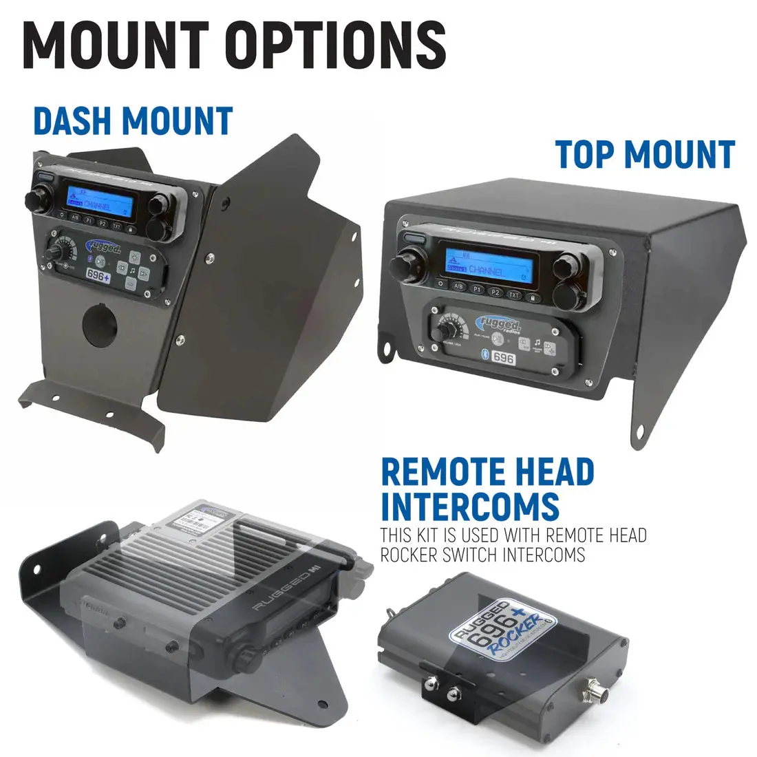 Can-Am Maverick X3 Complete Communication Kit With Bluetooth Intercom And 2-Way Radio 2