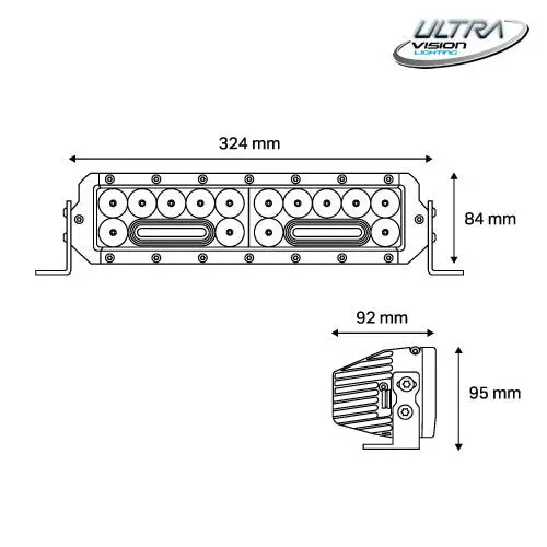 Nitro Maxx 105W 13″ Led Light Bar | Ultra Vision Lighting 4