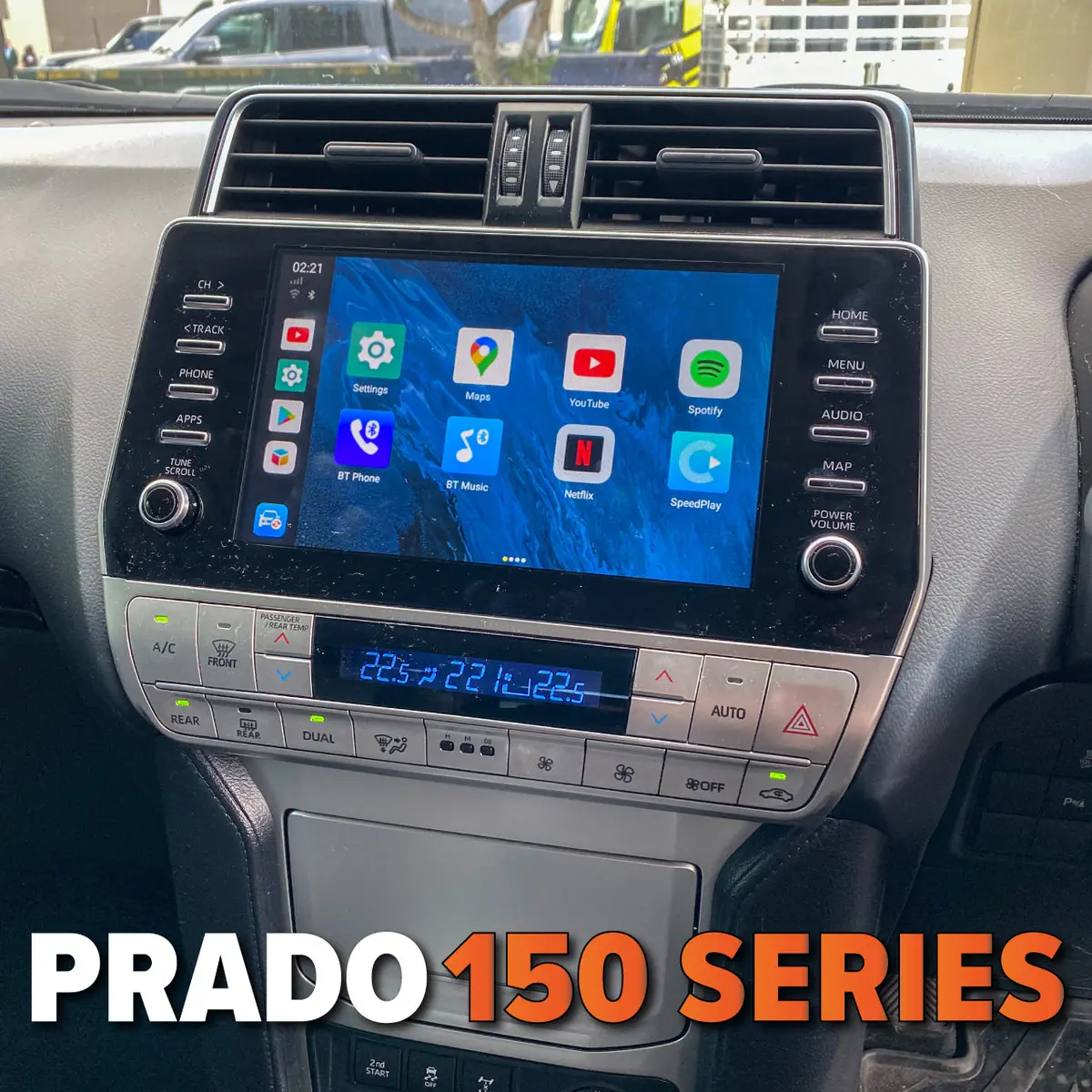 Carplay Into Android - To Suit Toyota Prado 2021+ 1