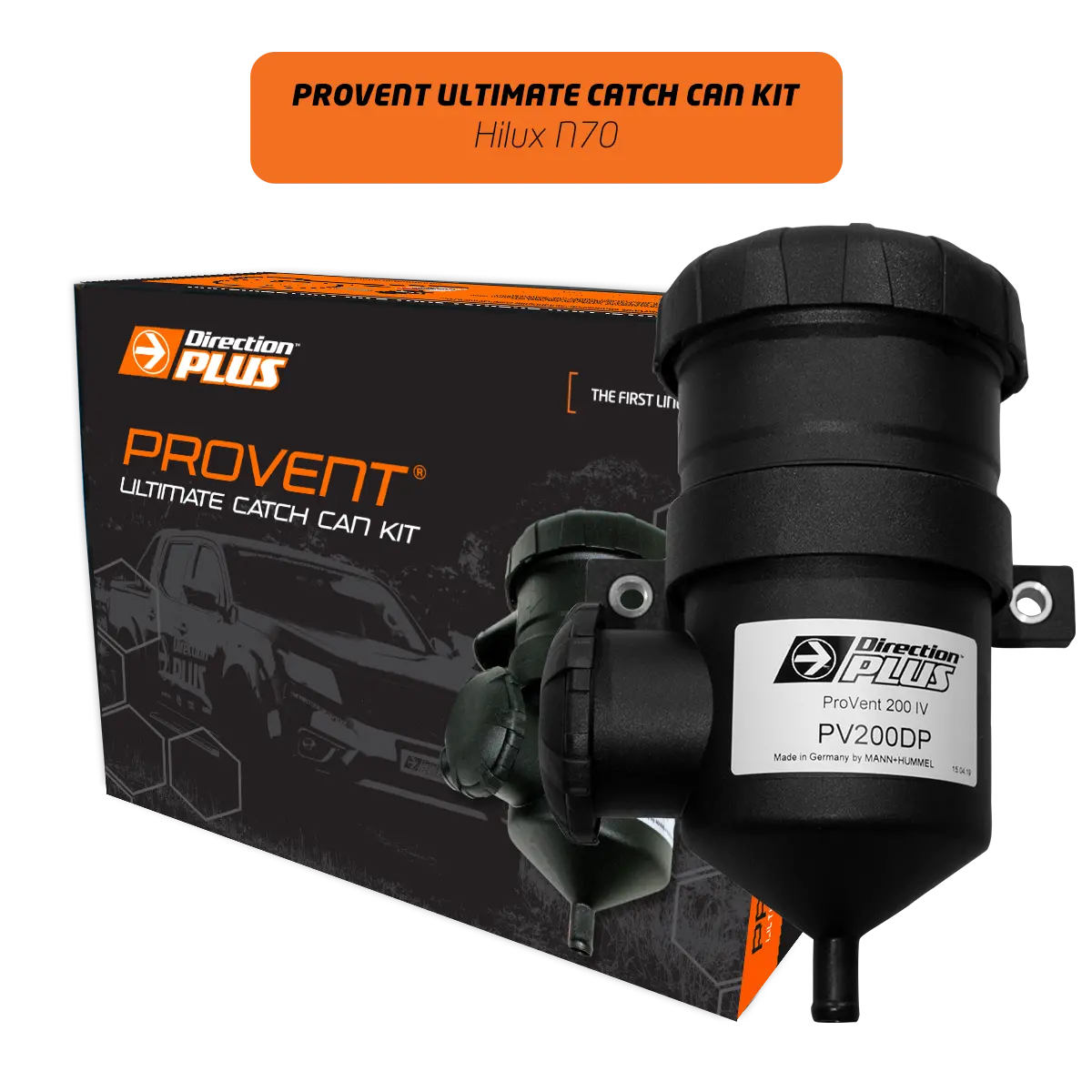 Provent Ultimate Catch Can Kit Toyota Hilux N70 (Pv613dpk) 1