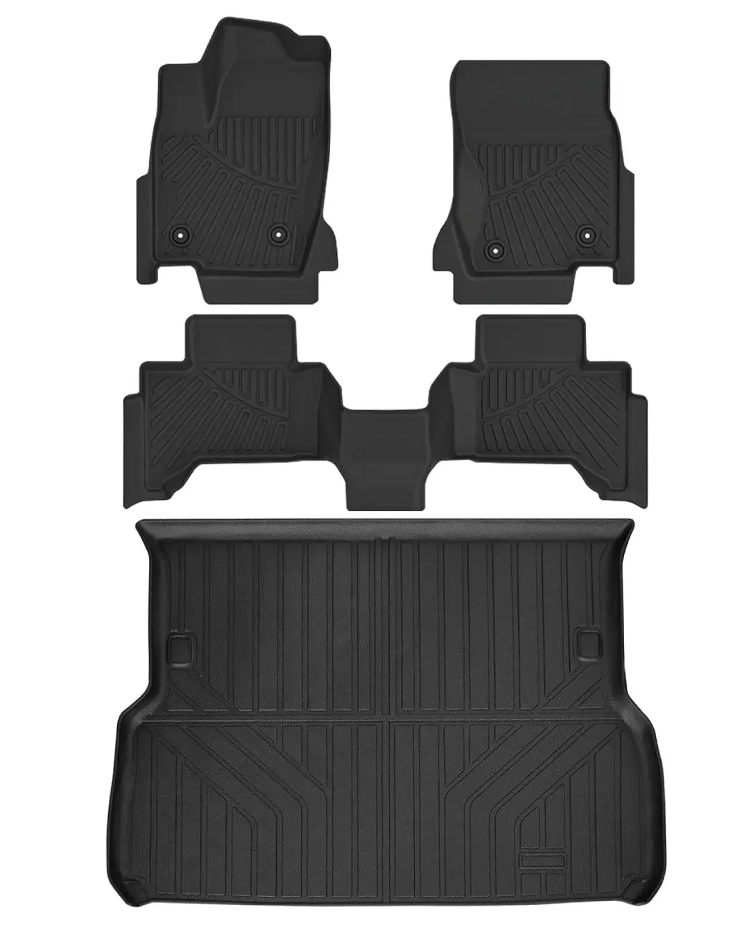 Floor Mats To Suit Toyota Landcruiser Prado 250 Series 5 Seater (2024-2025) 1