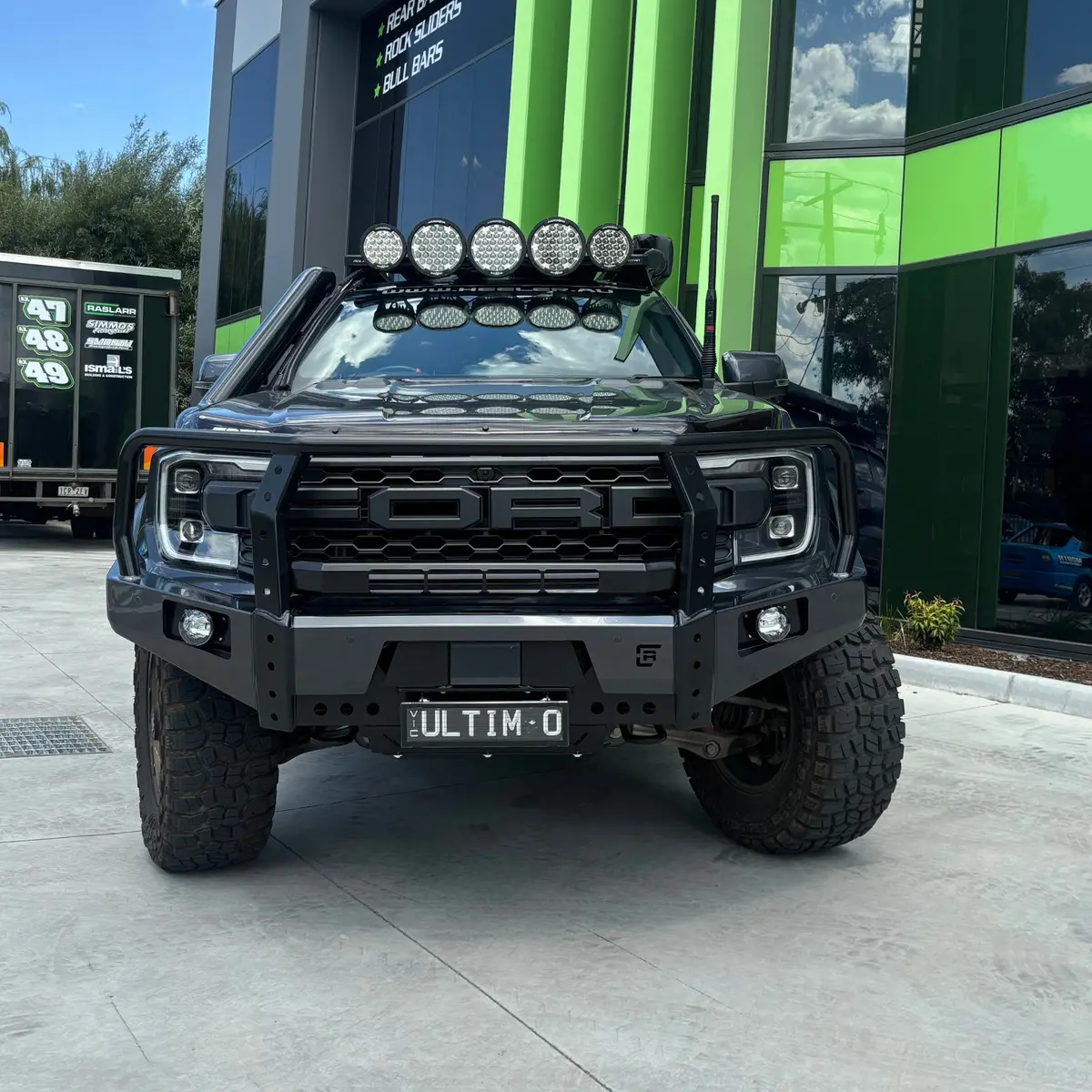 Ford Ranger Raptor Hooped (Dallas) Bull Bar 2