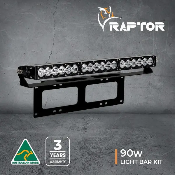 Raptor 90 Led 20.5″ Light Bar Number Plate Kit | Ultra Vision Lighting 1