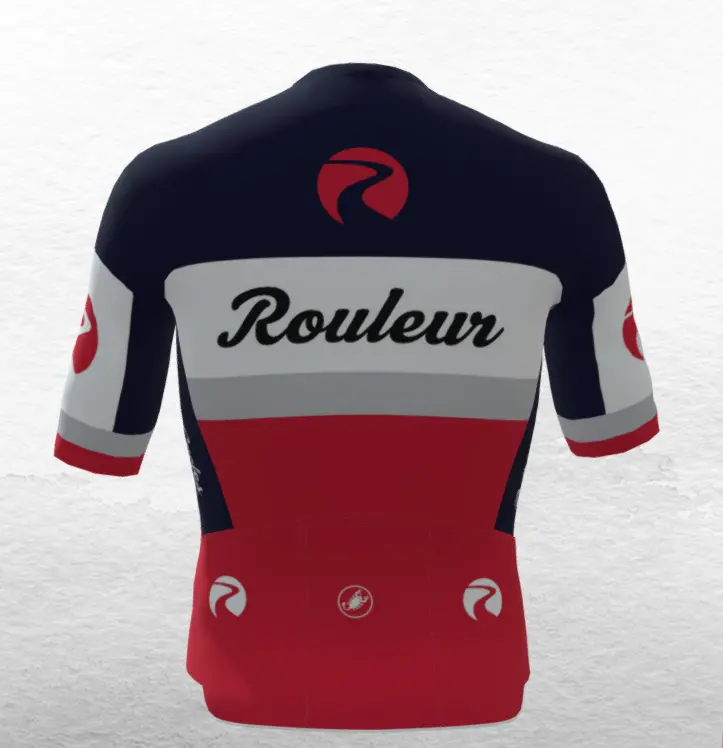 Castelli Custom Rouleur Jersey Aero Race 6.0 Fz Saville Blue 2