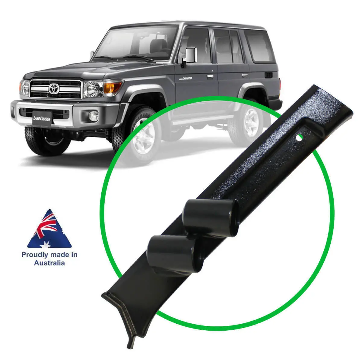 Gauge Pillar Pod Landcruiser 2016 Current 70 Series Curtain Airbags 1