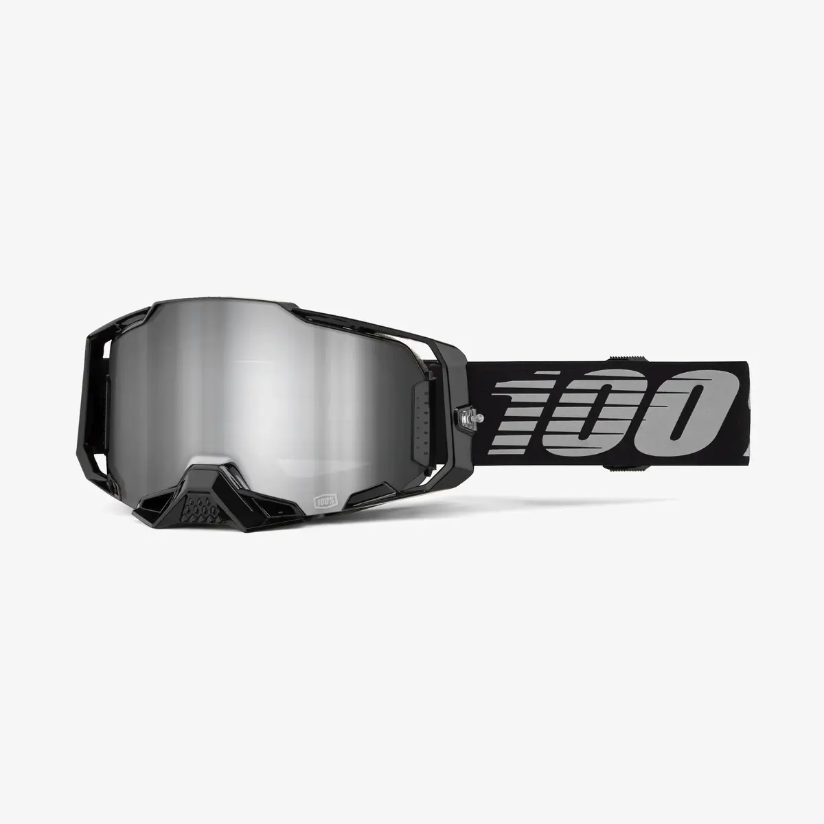 Armega Goggle - Black - Silver Mirror 1