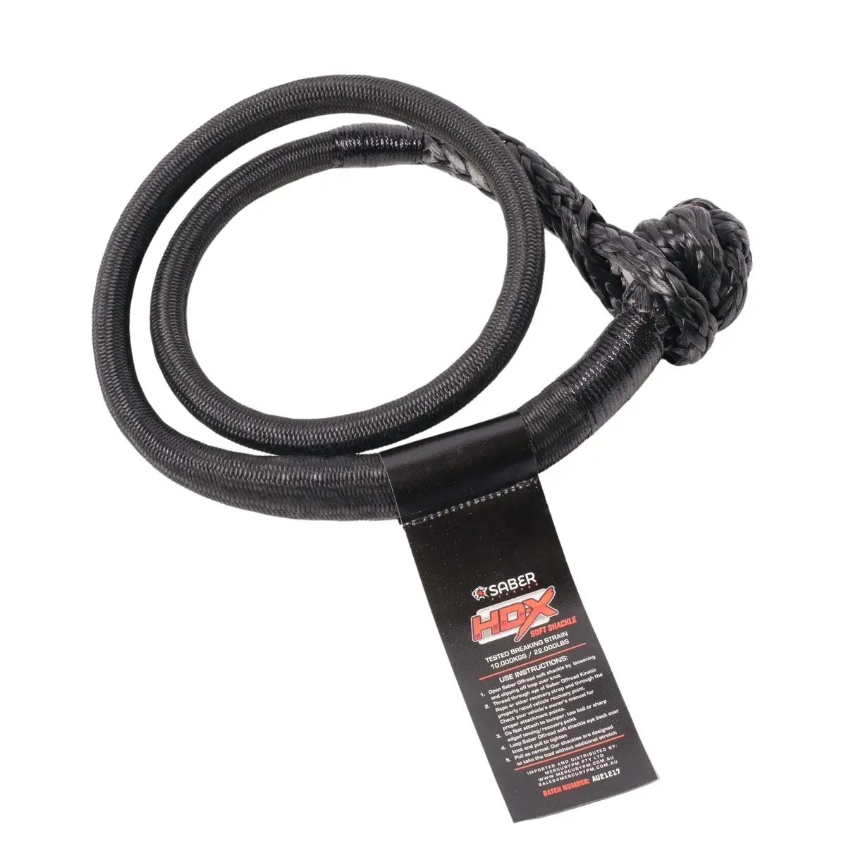 10,000Kg Longhdx Soft Shackle With Technora Binding | Saberpro® 1