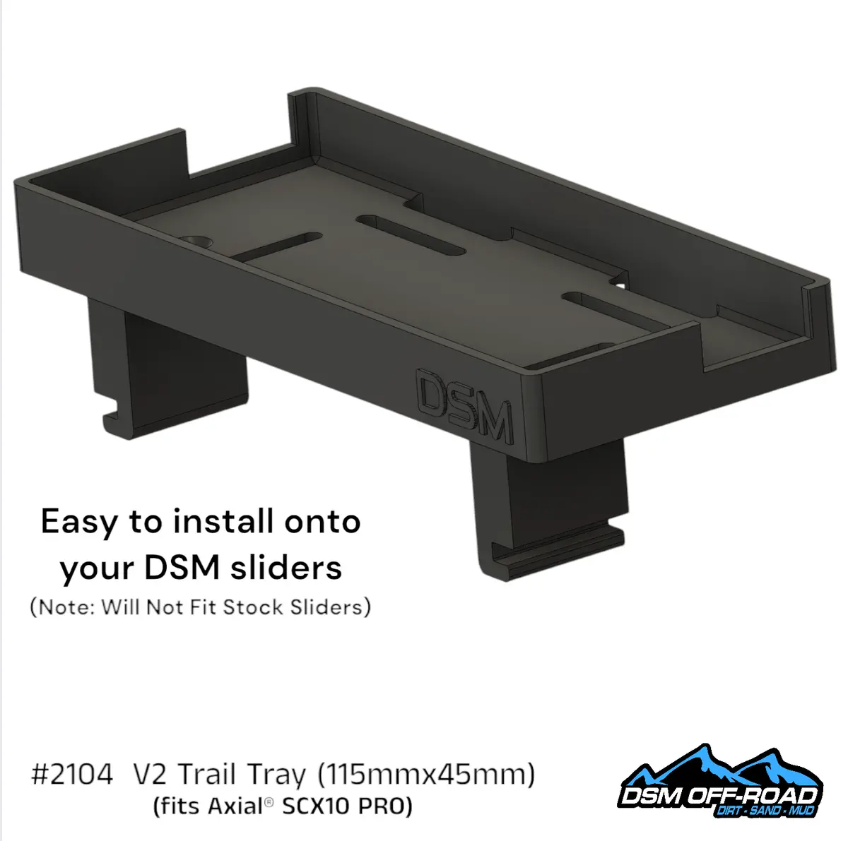 Trail Series Battery Tray (Fits Axial® Scx10 Pro) 2