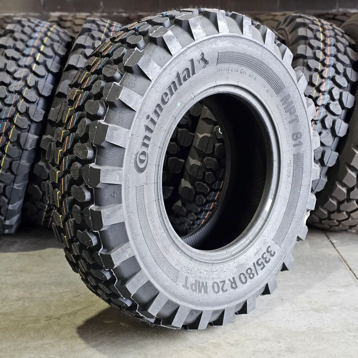 Continental Mpt 81 335/80R20 Tyres To Suit Super Single 1