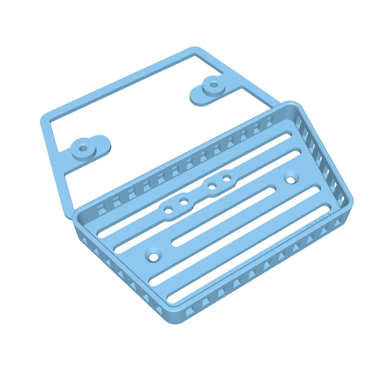 Rear Shock Tower Rack (Fits Vanquish® H10 Optic) (Stl File) 1