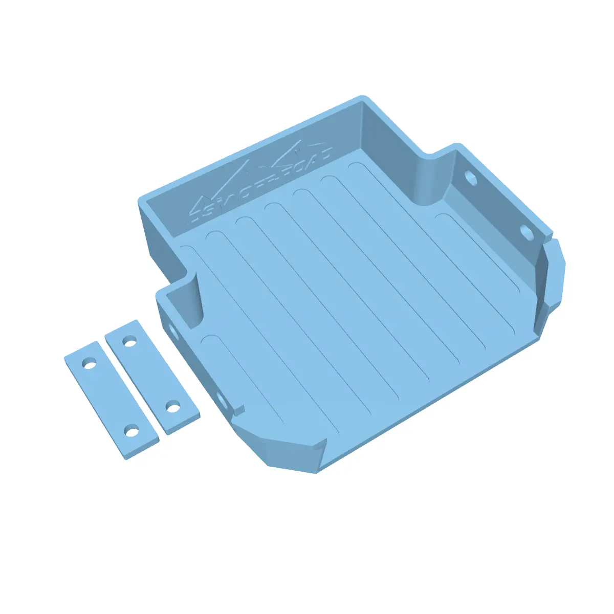 Scale Rear Bed Insert (Fits Vanquish® H10 Optic) (Stl File) 1