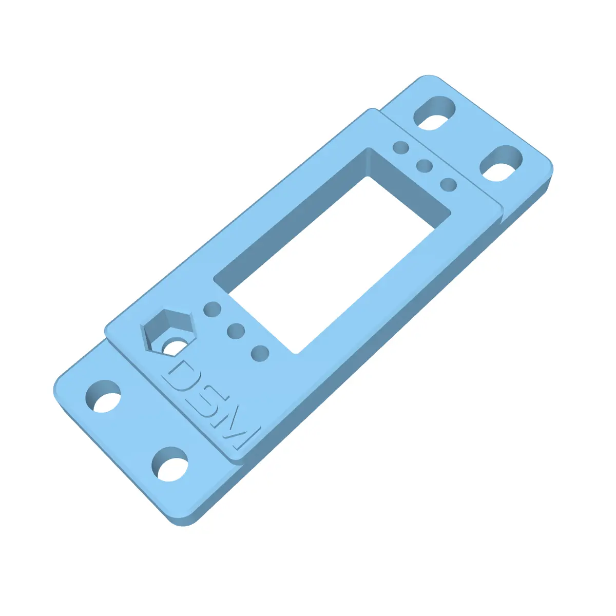 Micro Servo Winch To Full Size Adapter (Reefs® 99Micro, 179Micro, Nsdrc® Rs100) (Stl File) 1