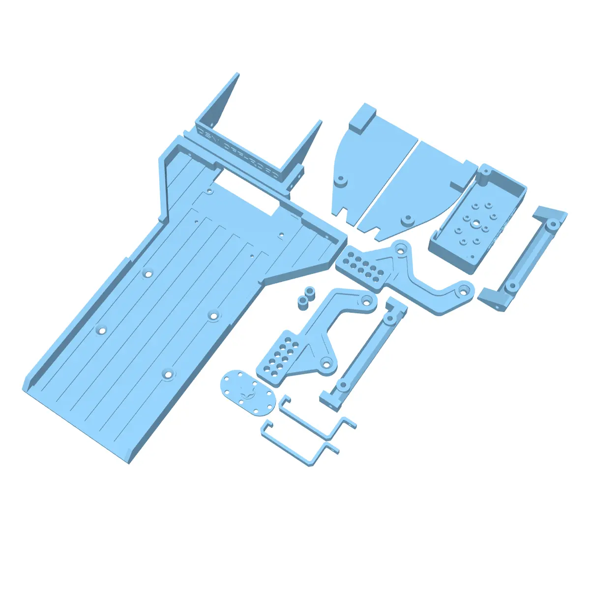 Scale Comp Bed - Fits Axial® Scx10 Iii (Stl File) 1