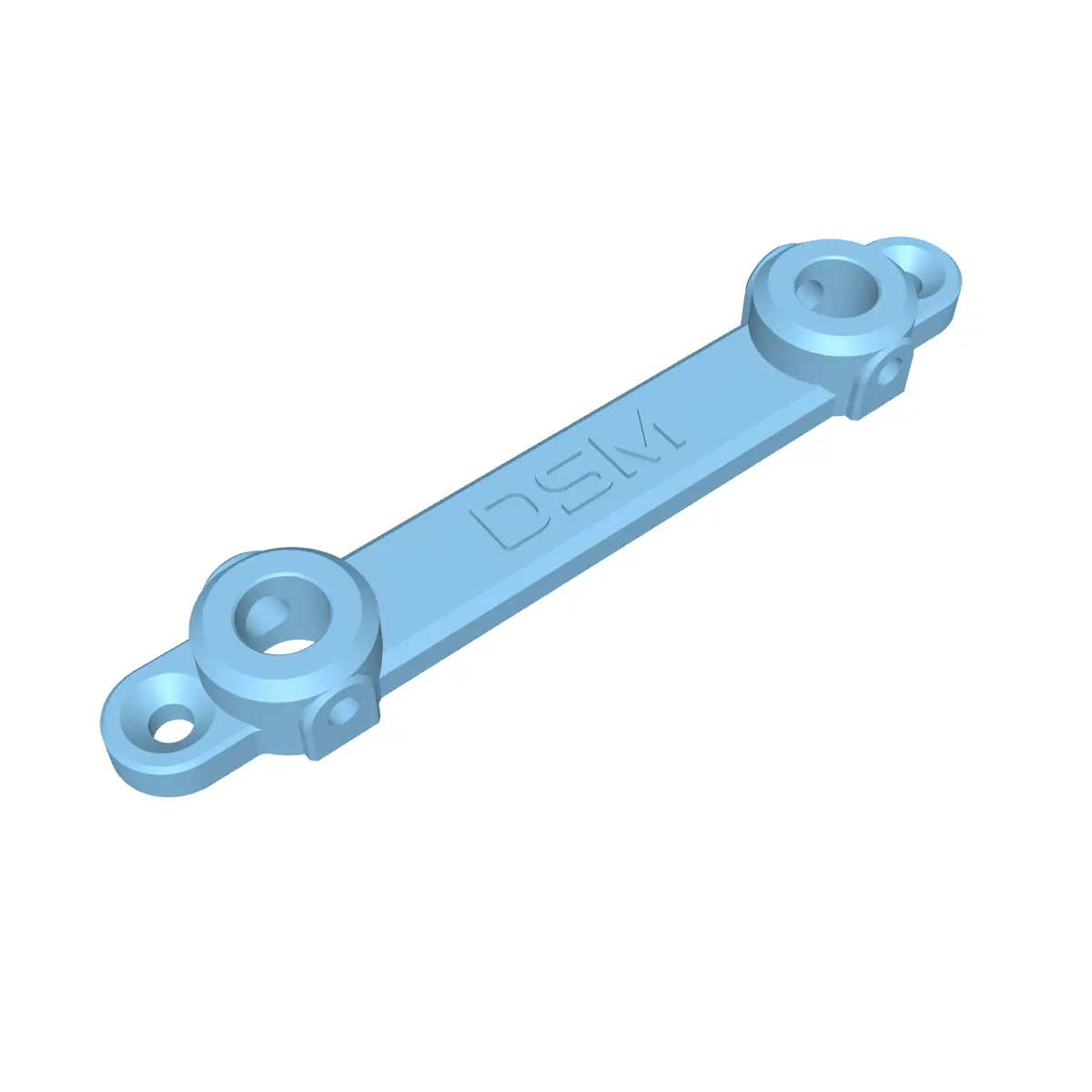 Low Profile Front Body Mount Bar - Fits Axial® Scx10 Iii (Stl File) 1
