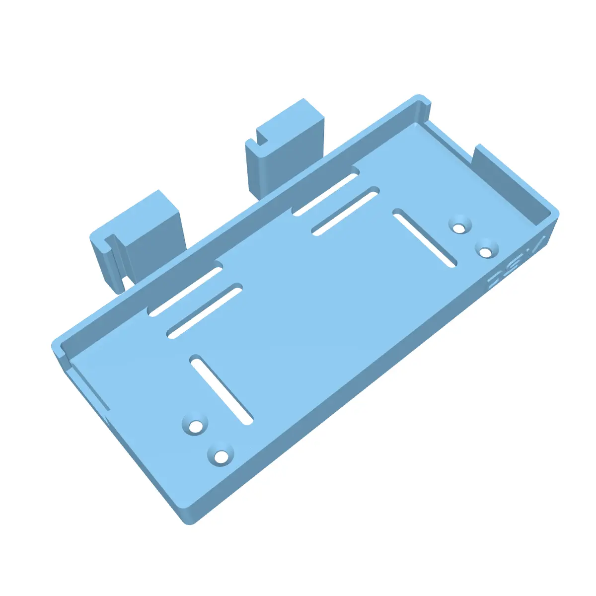 Trail Series Battery Tray (Fits Axial® Scx10 Pro) (Stl File) 1