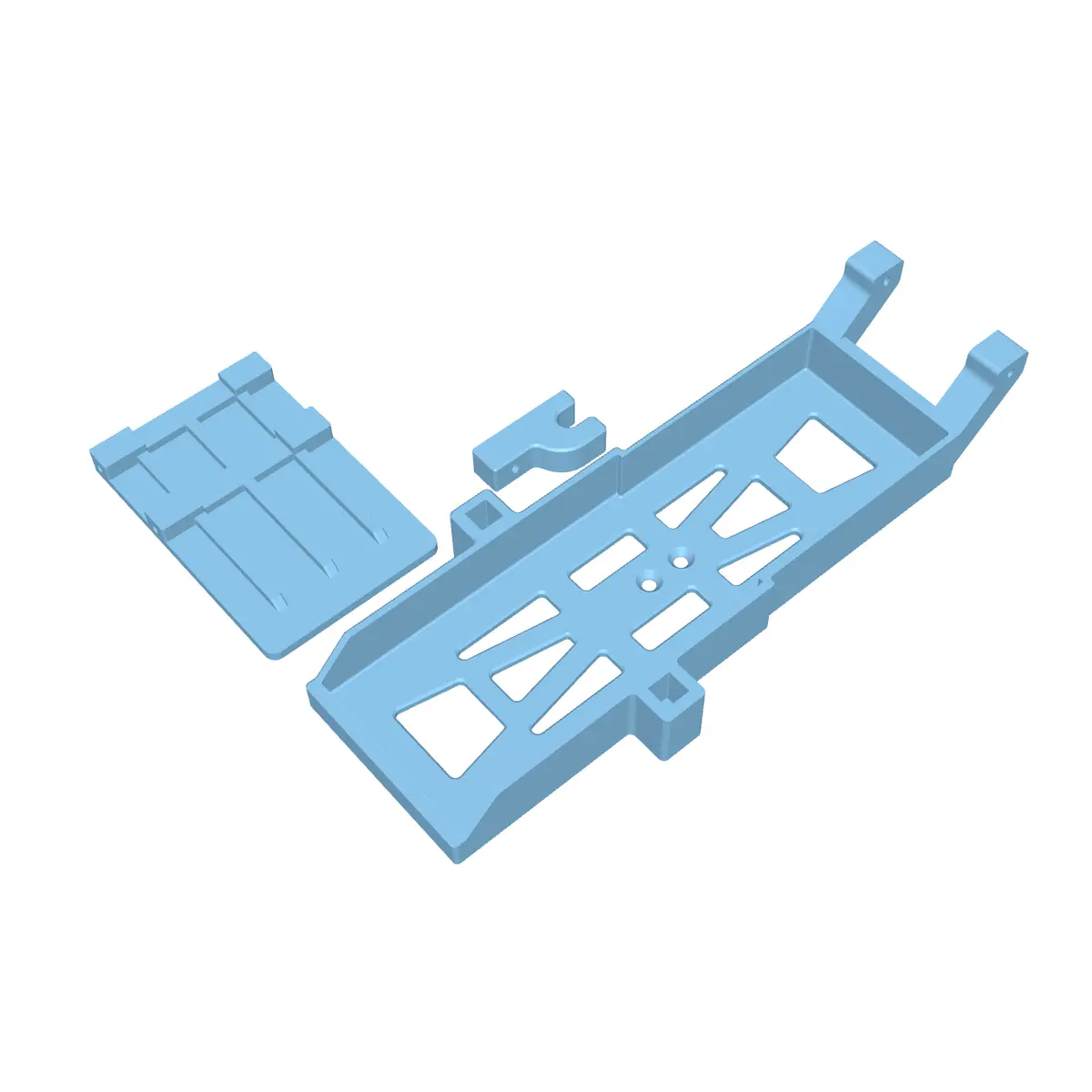 1400Mah Battery Tray (Fits Losi® Mini Lmt) (Stl File) 1