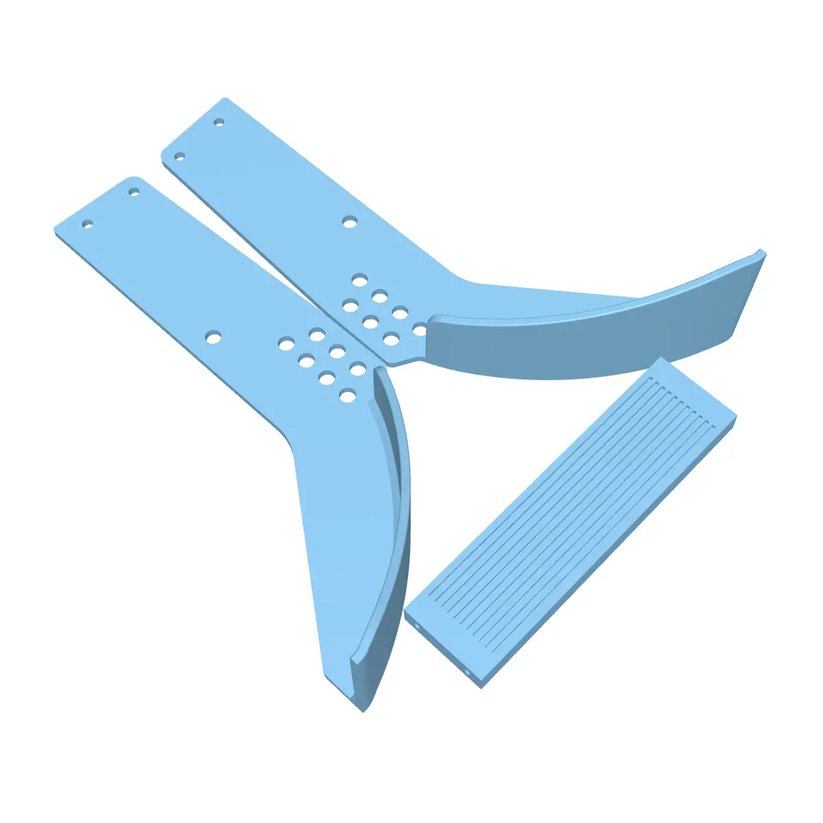 Pro-Line® Comp Wagon Inner Fenders (Fits Vanquish® Mullet) (Stl File) 1