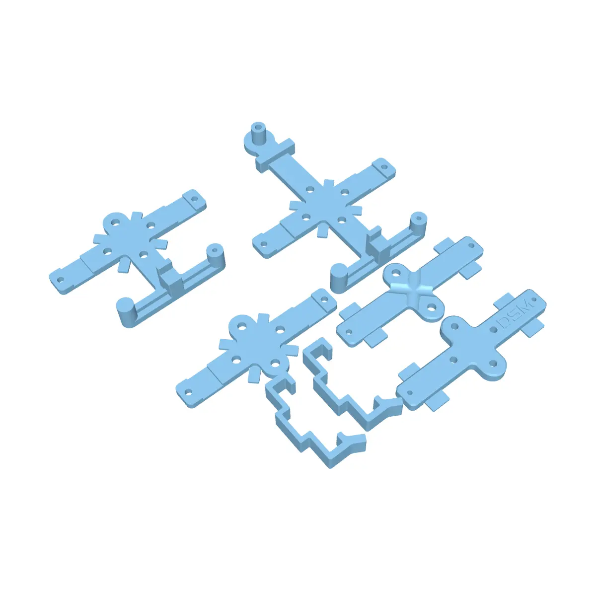 Scale Accessory Multi Mount (Fits Vanquish® Vs4-10 Phoenix & Fordyce) (Stl File) 1