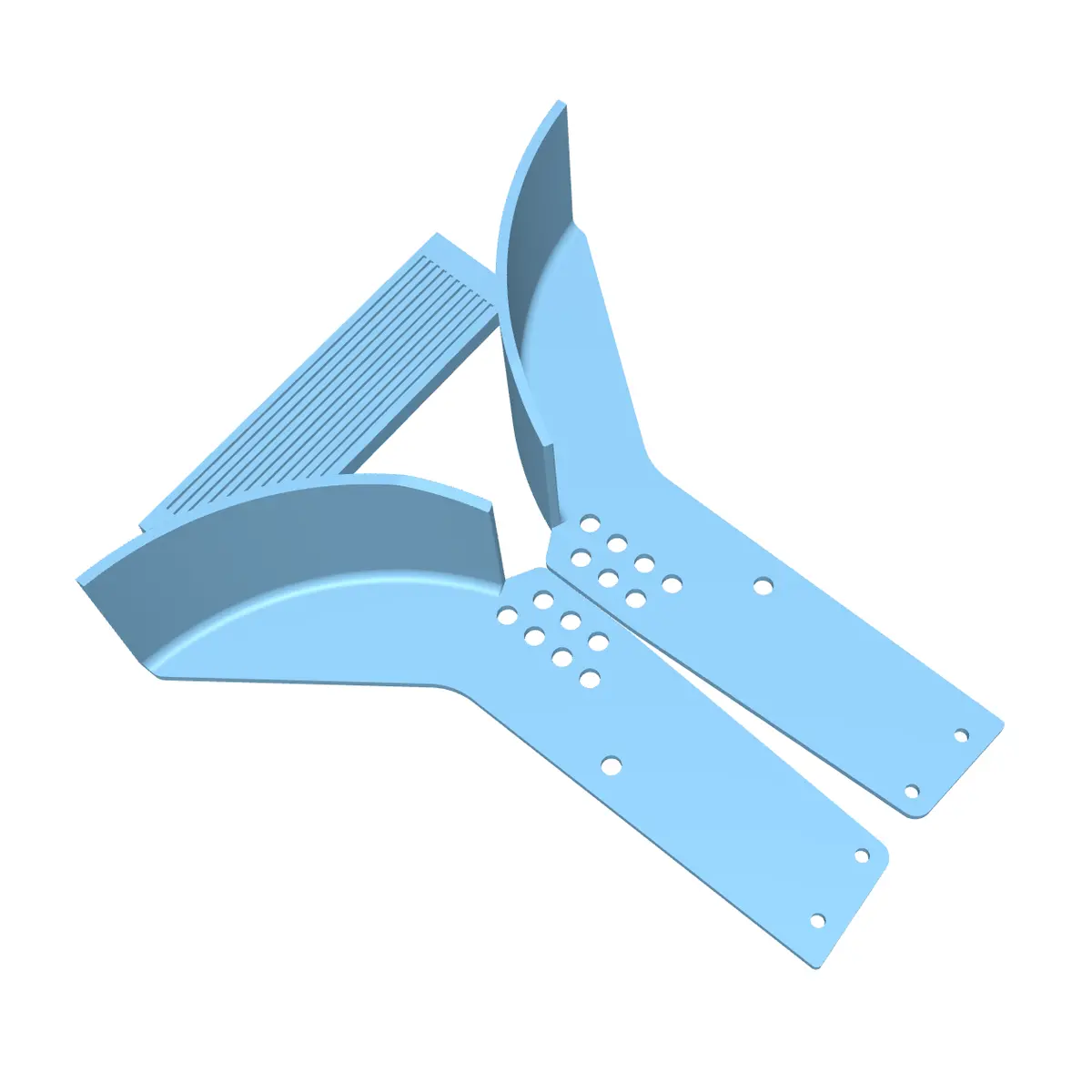 Reefs Rc® Plague Inner Fenders (Fits Vanquish® Mullet) (Stl File) 1