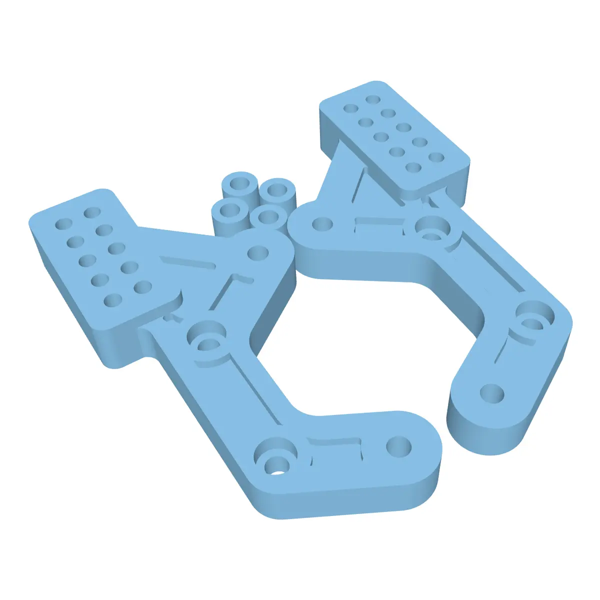 Comp Style Rear Shock Towers - Fits Axial® Scx10 Iii (Stl File) 1