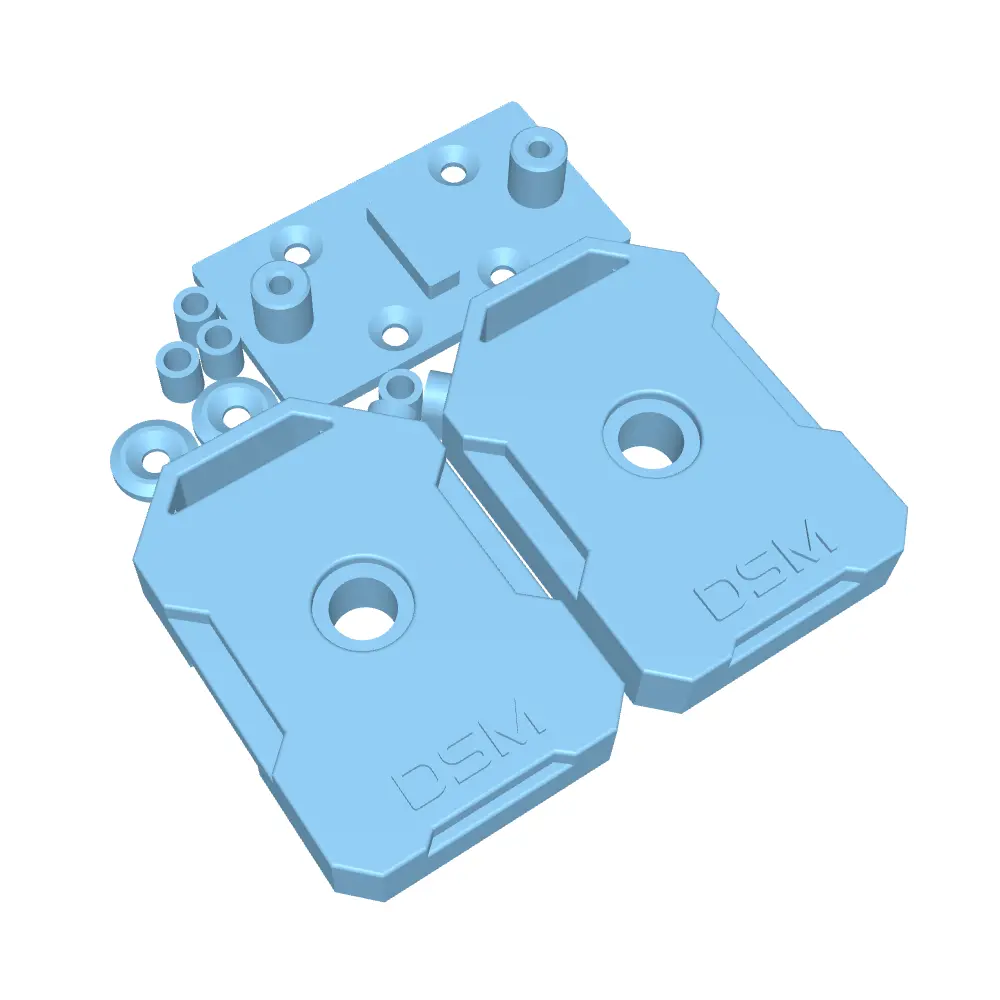 Fuel Cans & Mount (Fits Traxxas® Trx4 2021 Bronco) (Stl File) 1
