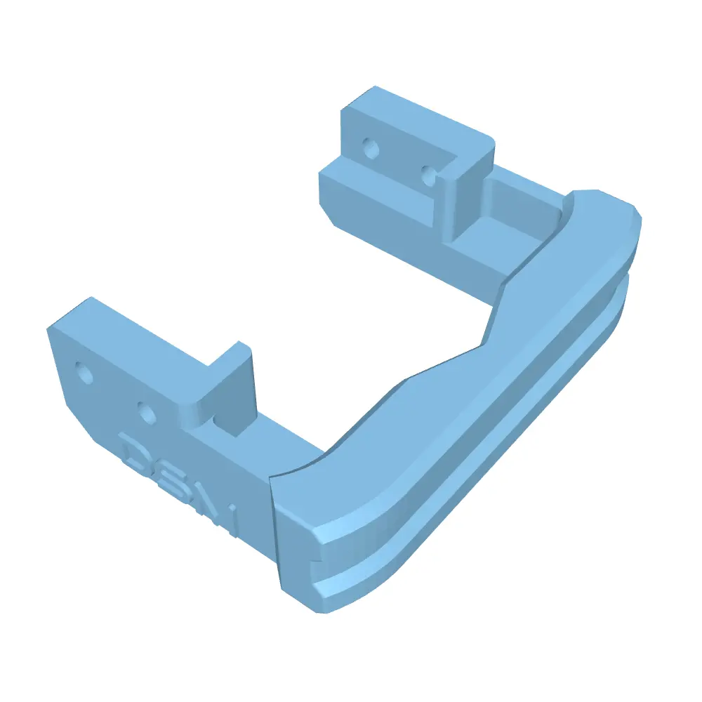 V2 Front Bumper (Fits Losi® Mini Lmt) (Stl File) 1