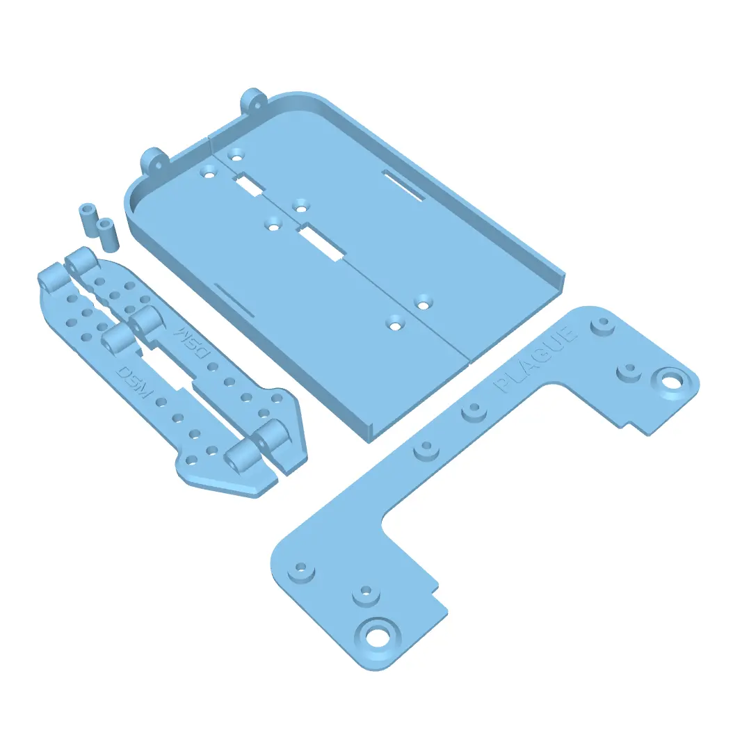 Reefs® Plague Sliders (Fits Axial® Scx10 Pro) (Stl File) 1
