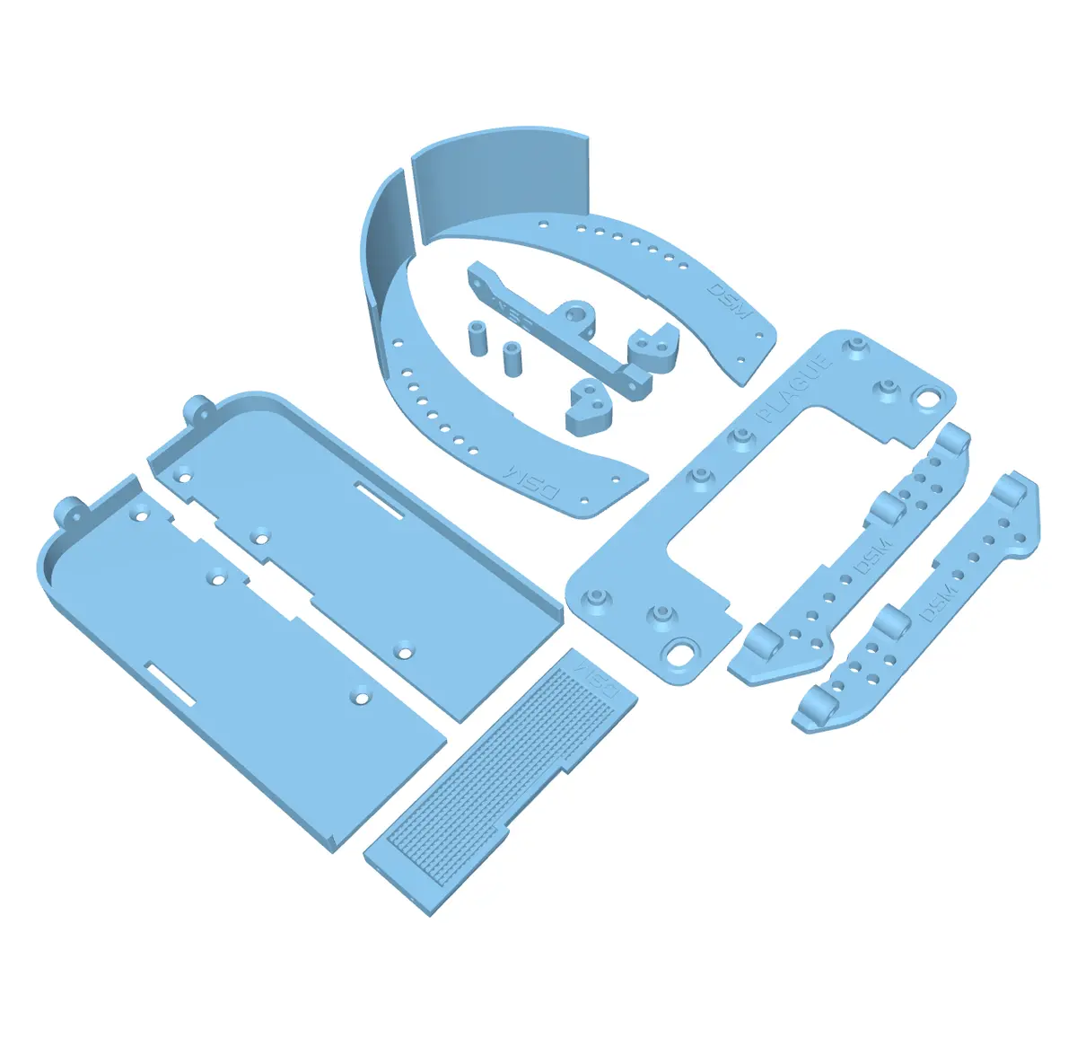 Reefs Rc® Plague Body Fit Kit - Fits Axial® Scx10 Pro (Stl File) 1
